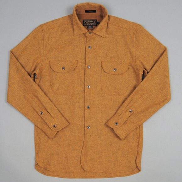 Pendleton Oliver Shirt Amber Mix Solid 